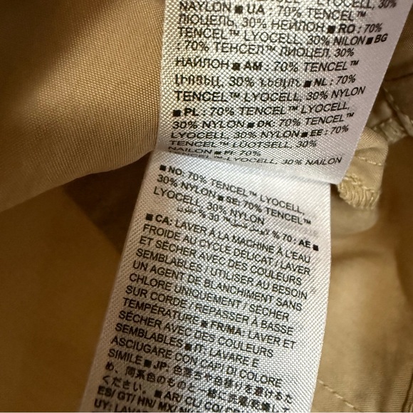 NWT GAP Utility Mini Skirt Women’s Medium Khaki Cargo Pockets Y2K Style - Picture 7 of 9